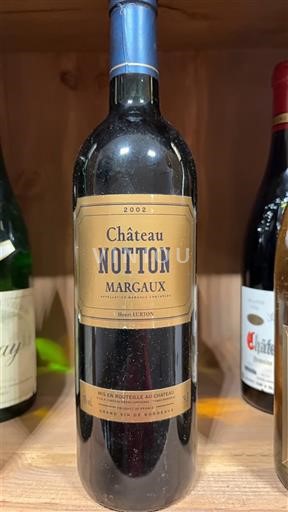 Bordeaux Margaux Château Notton 2002