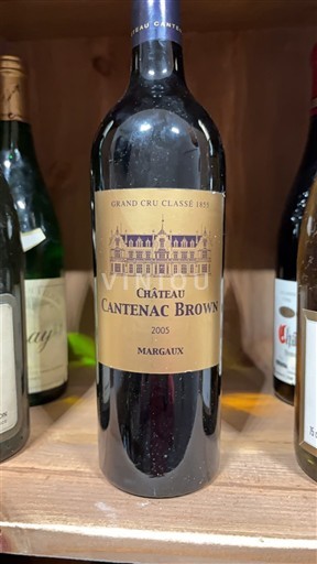 Bordeaux Margaux Grand Cru Château Cantenac Brown 2005