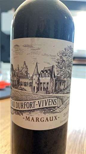 Burdeos Margaux Château Rfort-Vivens 2008