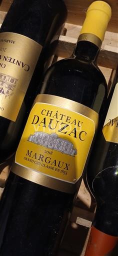 Bordeaux Margaux Grand Cru Château Dauzac 2018