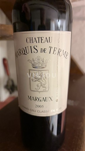 Bordeaux Margaux Grand Cru Château Marquis de Terme 2005
