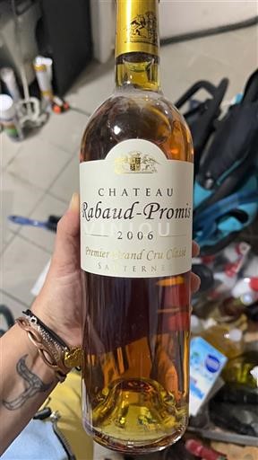 Bordeaux Sauternes Premier Grand Cru Château Rabaud-Promis 2006