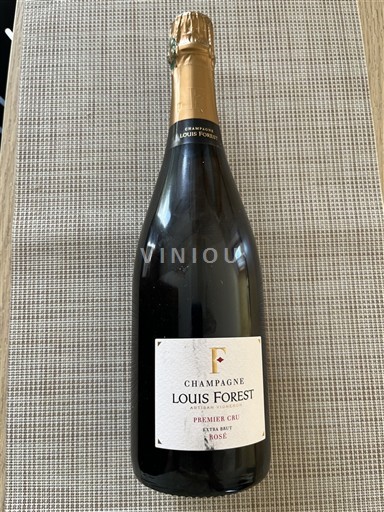 Samppanja Premier Cru Louis Forest Premier Cru Extra Brut Rosé Ei vuosikertaa