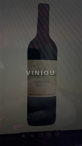 Burdeos Margaux Château La Tour de Mons Marquis de Mons 2016