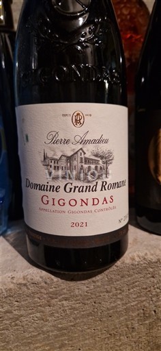 Rhônevallei Gigondas Domaine Pierre Amadieu Domaine Grand Romane 2021