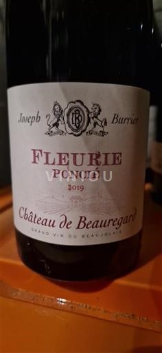 Beaujolais Fleurie Château Beauregard Poncié 2019