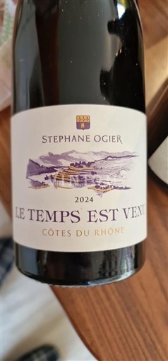 Rhône-dalen Côtes-du-Rhône Stéphane Ogier Le Temps est Venu 2024