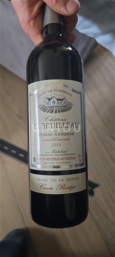 Bordeaux Pessac-Léognan Château Le Bruilleau Prestige 2019