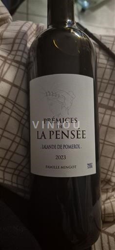 Burdeos Lalande-de-Pomerol Famille Mingot Prémices de la Pensée 2023