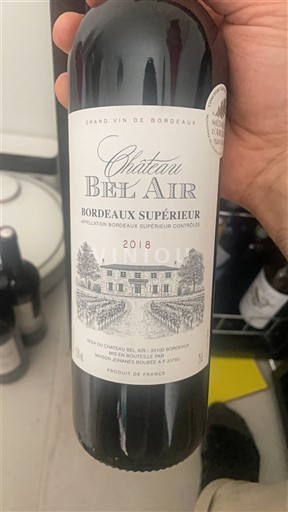 Bordeaux Bordeaux superiore Château Bel Air 2018