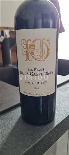 Bordeaux Saint-Émilion Les Hauts de la Gaffelière 2018