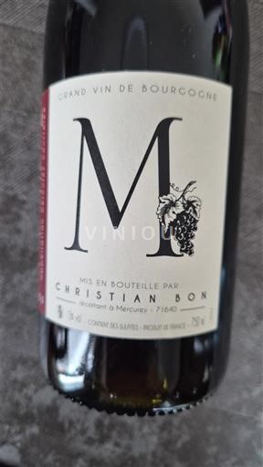 Borgogna Mercurey Christian Bon M 2023