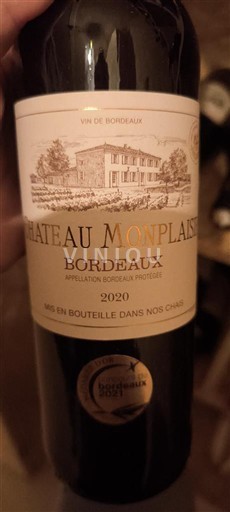 Burdeos Bordeaux Château Monplaisir 2020