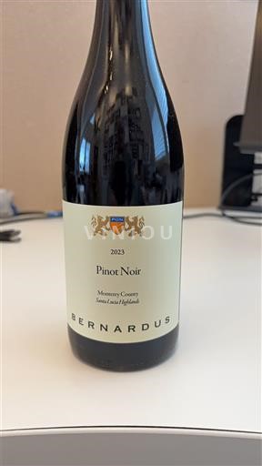 Kalifornische AVA Santa Lucia Highlands Bernardus 2023