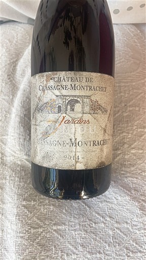 Bourgogne Chassagne-montrachet Château Chassagne-Montrachet Jardins 2014