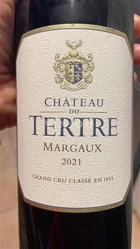 Bordeaux Margaux Grand Cru Château Tertre 2021
