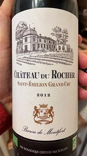 Bordéus Saint-Émilion Grand Cru Grand Cru Château Rocher 2012
