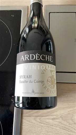 Wines Rouge sec Basalte du Coiron Vignerons Ardéchois 2023 France Alps and Rhone Valley Ardèche IGP
