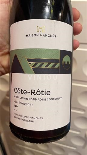 Rhône Valley Côte-Rôtie Maison Manchès Les Pimotins 2017
