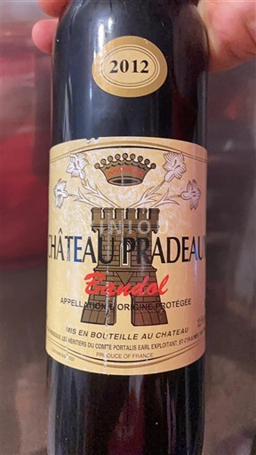 Provence Bandol Château Pradeaux 2012