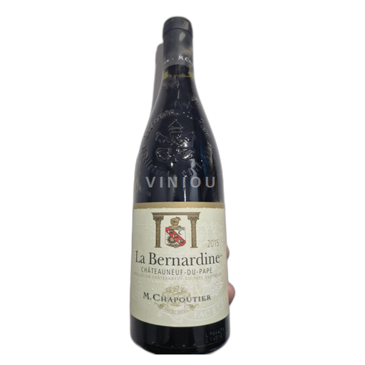Rhônedalen Châteauneuf-du-Pape M. Chapoutier La Bernardine 2015