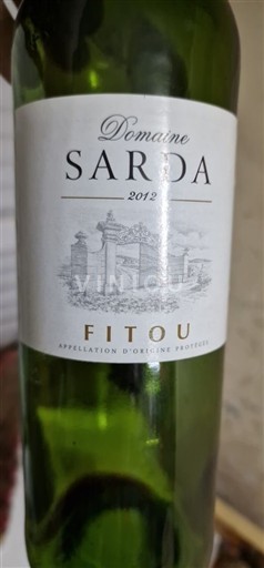 Languedoque Fitou Domaine Sarda 2012