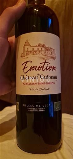 Bordeaux Puisseguin-saint-émilion Château Guibeau Émotion 2022