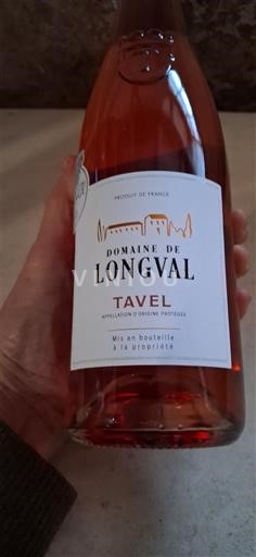 Rượu vang Rosé sec Domaine Longval 2024 Pháp Thung lũng Rhône Tavel AOC