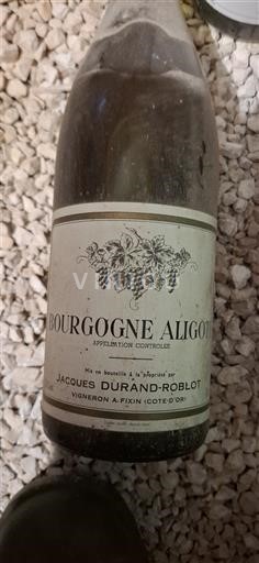 Burgundi Bourgogne Aligoté Jacques Durand-Roblot 1995