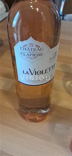 Provence Côtes-de-Provence Château de la Clapière La Violette Neročník