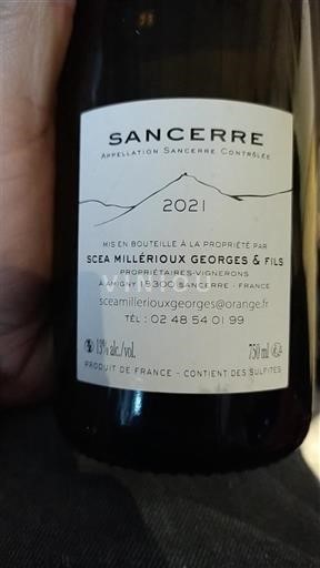 Dolina Loare Sancerre SCEA Millérioux Georges & Fils 2021