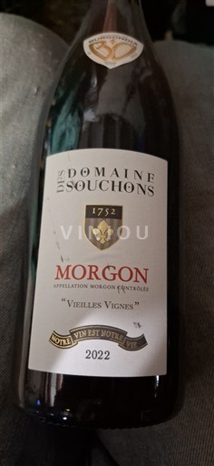 Beaujolais Morgon Domaine S Souchons Vieilles Vignes 2022