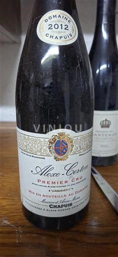 Borgoña Aloxe-Corton Premier Cru Domaine Chapuis 2012