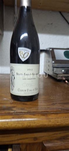 Borgogna Nuits-Saint-Georges Ceron Pere & Fils Les Vigottes 2012