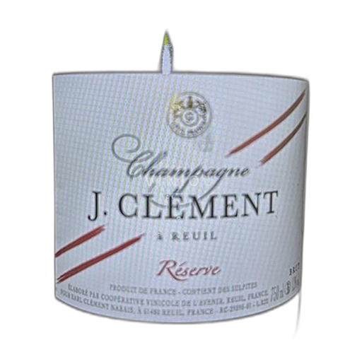 Sparkling Wines Blanc brut Réserve J. Clément Non millésimé France Champagne AOC