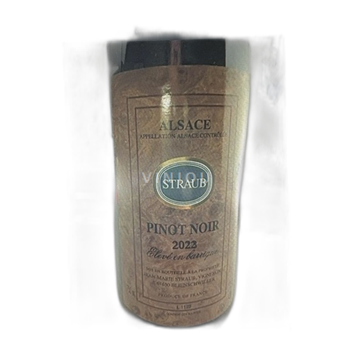Alsace Pinot noir STRAUB Jean Marie Elevé en Barrique 2023