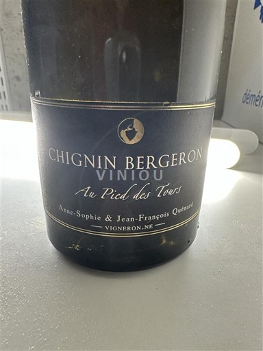 Savoie and Bugey Chignin-Bergeron Agnès-Sophie & Jean-François Quénard Au Pied des Tours 2022