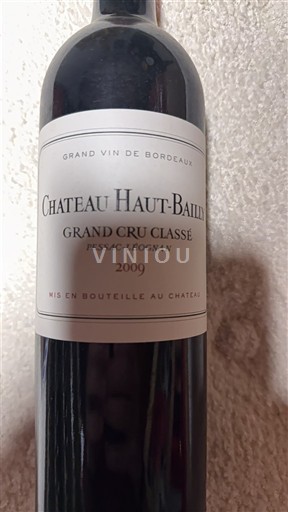 Burdeos Pessac-Léognan Grand Cru Château Haut-Bailly 2009
