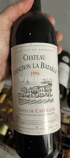 Bordeaux Not Specified Château Chinchon La Bataille 1996
