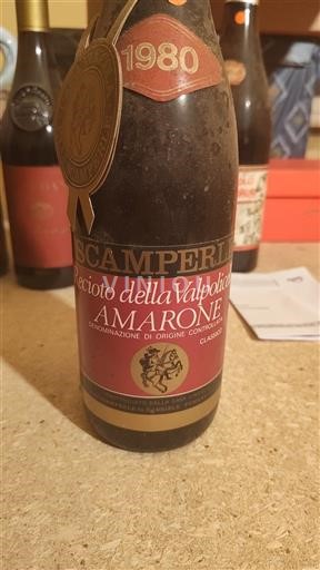 Vénétie Amarone della Valpolicella Scamperle 1980