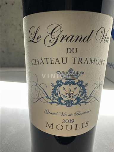 Bordeaux Moulis-en-Médoc Château Tramont Le Grand Vin 2019