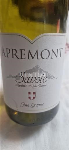 Saboya y Bugey Apremont Jean Granier Sin añada