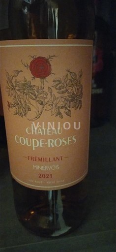 Linguadoca Minervois Château Coupe-Roses Frémillant 2021