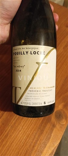 Borgogna Pouilly-loché Frédéric Trouillet Les Mûres 2014