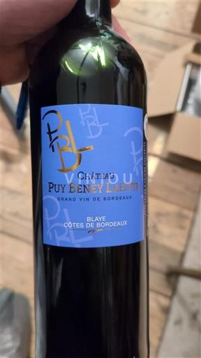 Burdeos Blaye-Côtes de Burdeos Château Puy Beney Lafitte Sin añada