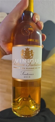 Bordeaux Sauternes Premier Cru Château Suduiraut 2013