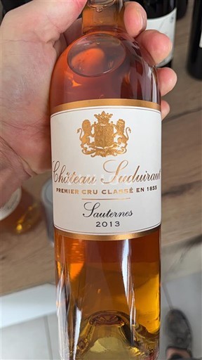 Bordeaux Sauternes Premier Cru Château Suduiraut 2013