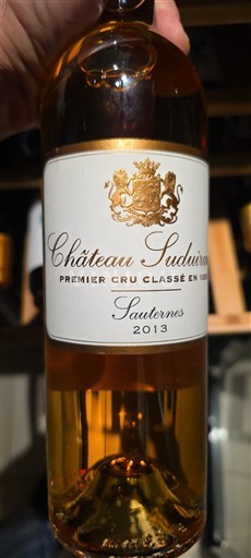 Бордо Сотерн Premier Cru Château Suduiraut 2013