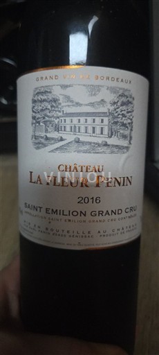 Bordeaux Saint-Émilion Grand Cru Grand Cru Château La Fleur Penin 2016