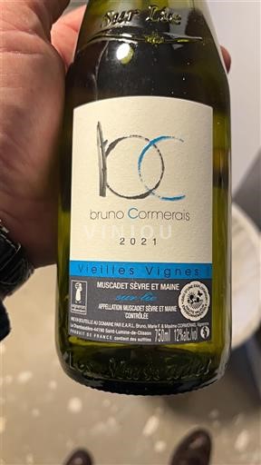 Thung lũng sông Loire Muscadet Sèvre et Maine Bruno Cormerais Vieilles Vignes 2021